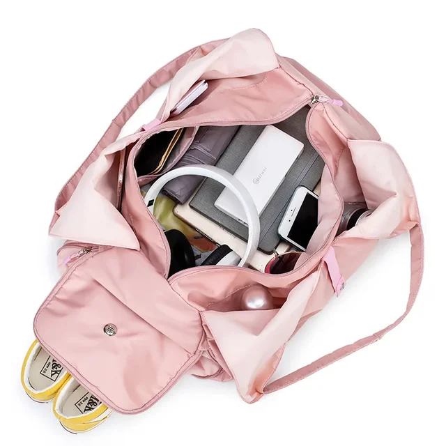 Yoga Mat Bag Women Gym Fitness Handbags Training Sac De Sport Swimming Travel Duffle Bags Dry Wet Separate Sports Shoulder Bag 3