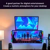 RGB Lamp LED Strip Lights Pickup Light Sound Control Lamp Ambient Light Smart APP Control Music Rhythm For Game Desktop Light 4