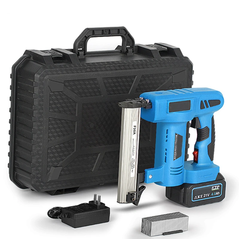 

YYHC-4.0Ah Li-Ion Battery Electric Cordless Nail Gun 21V Strong Concrete Nail Guns for Wood Industrial Grade 1-Year Warranty