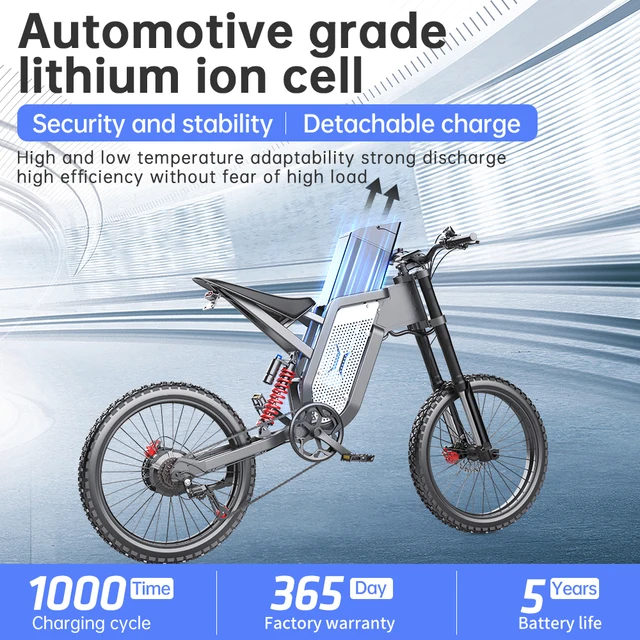 EKX X21 Electric Bicycle Offroad Electric Motorcycle Mountain Bike