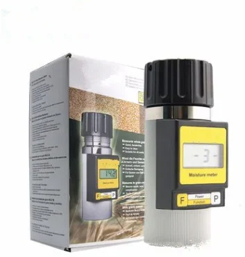 

Portable Grain Moisture Temperature Meter Wheat Corn Rice paddy Moisture Analyzer