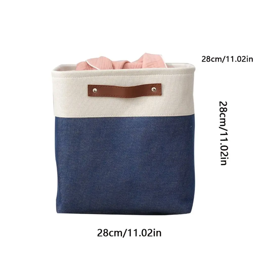 Large Capacity Laundry Basket Dirty Clothes Basket Fabric Laundry Basket Folding Storage Basket Household Storage Box Portable 6