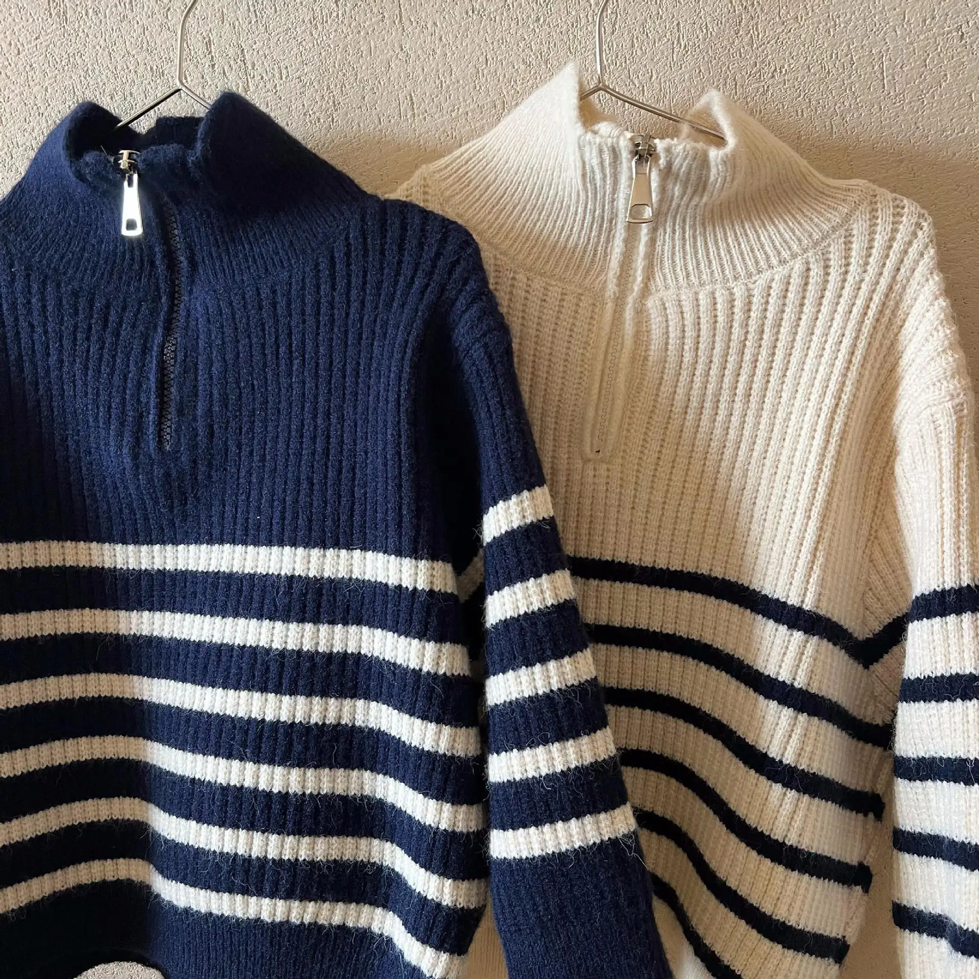New Kids Cute Style Clothing Knitted Sweater Autumn Striped Boys