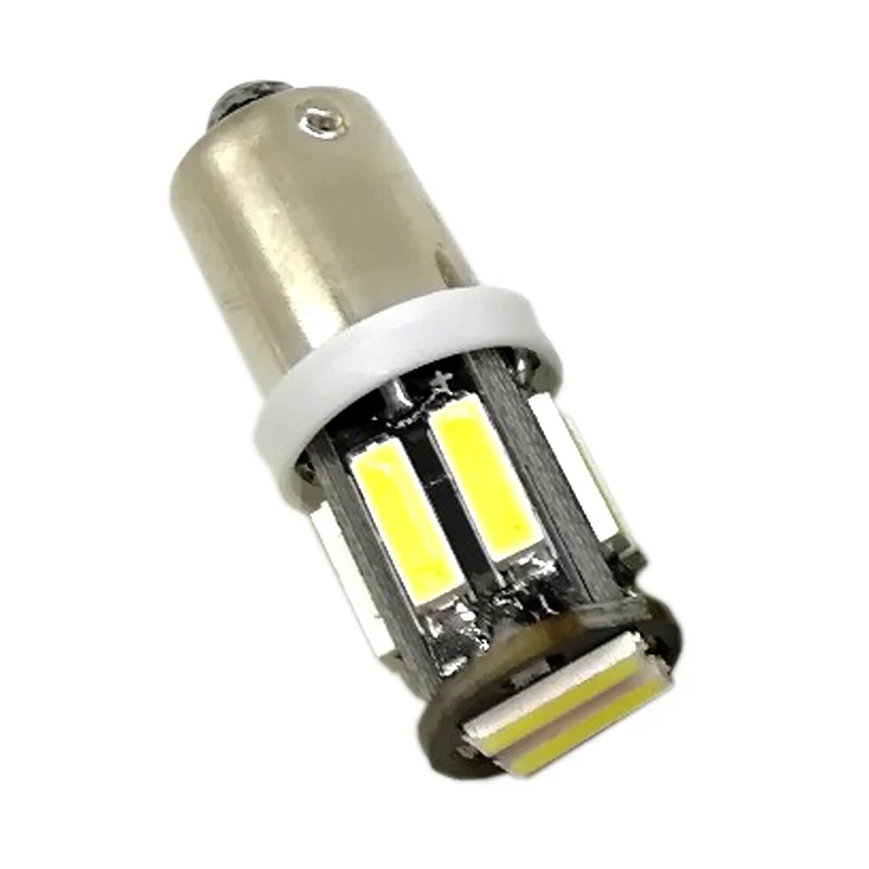 

100pcs BA9S T4W LED Car light bulb T2W T3W H5W interior Car LED License Plate light 10 LED 7020 SMD 12V 124V 2913 12910 12929