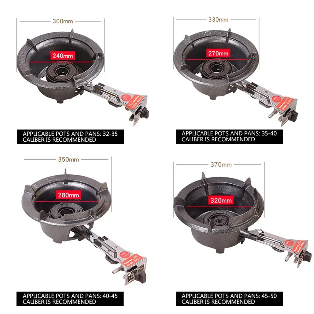Direct Injection Fierce Stove Natural Gas Stove Hotel Special Desktop Liquefied Gas Cast Iron Fierce Fire 2