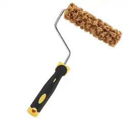 Rouleau de peinture murale avec poignée, brosse, outil de décoration 