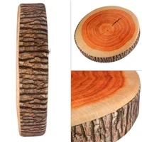 1Pc New Home Natural Camping Cylinder Woods Design Log Soft Plush Cushion Pillow Throw Pillows 2