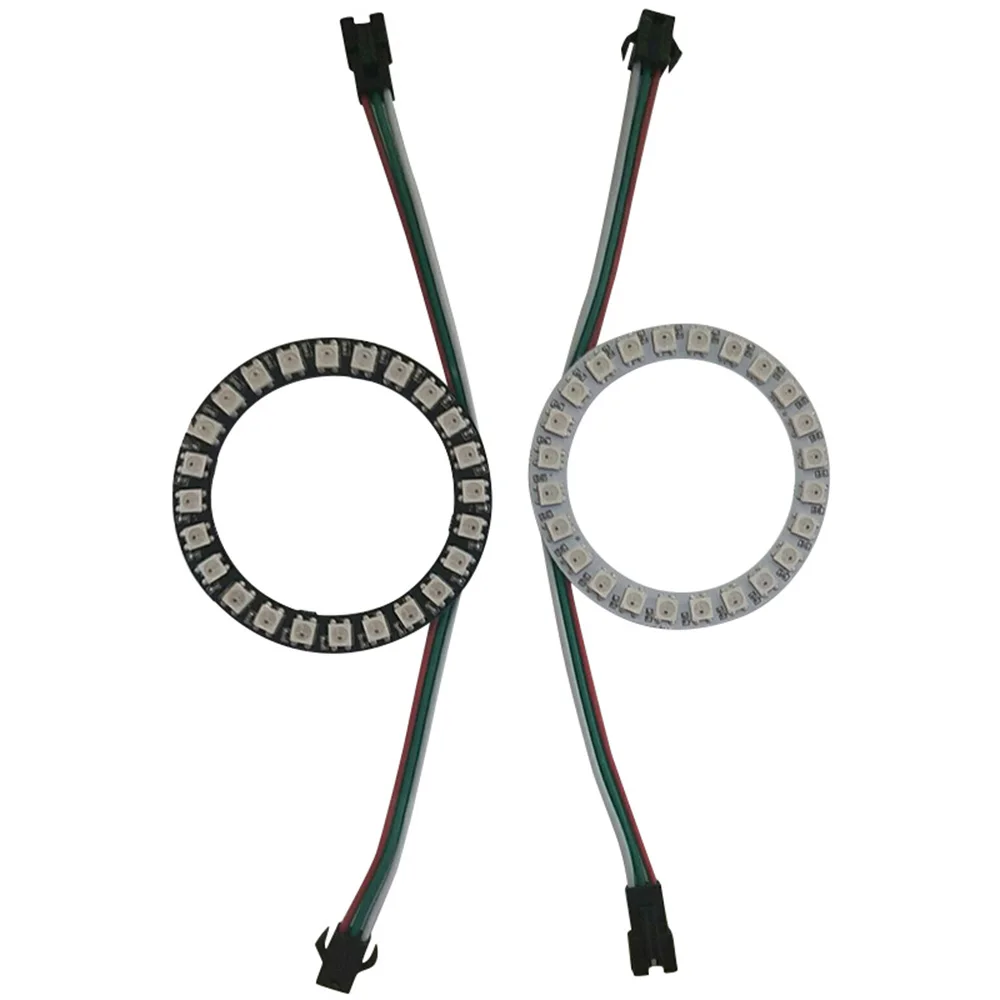 Led Pixel Ring WS2812B Addressable 8/16/24/35/45Leds 5050 RGB Led Diode Ring IC Built-in LED