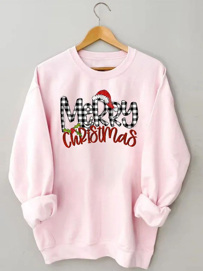 Women Sweatshirt Soft Warm Casual Female Hoodies 2023 Autumn New Loose Fleece Tops for Girls Merry Christmas Sweatshirt