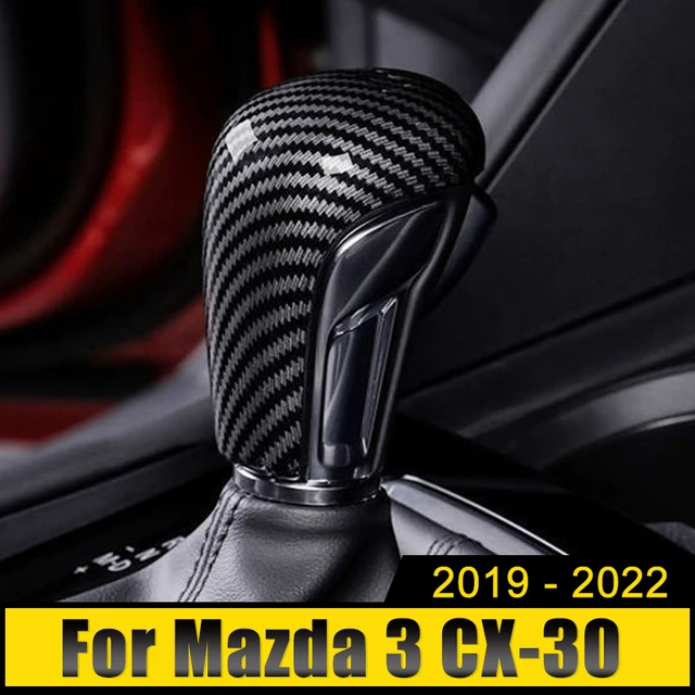 ABS Carbon Faser Auto Getriebe Kopf Schaltknauf Abdeckung Fall Für Mazda 3  BP Axela CX-30 CX30 CX 30 CX-50 2019 2020 2021 2022 zubehör - AliExpress