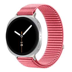 Sport Nylon Loop Strap Bracelet for Galaxy Watch - Premium Accessories (Water red)
