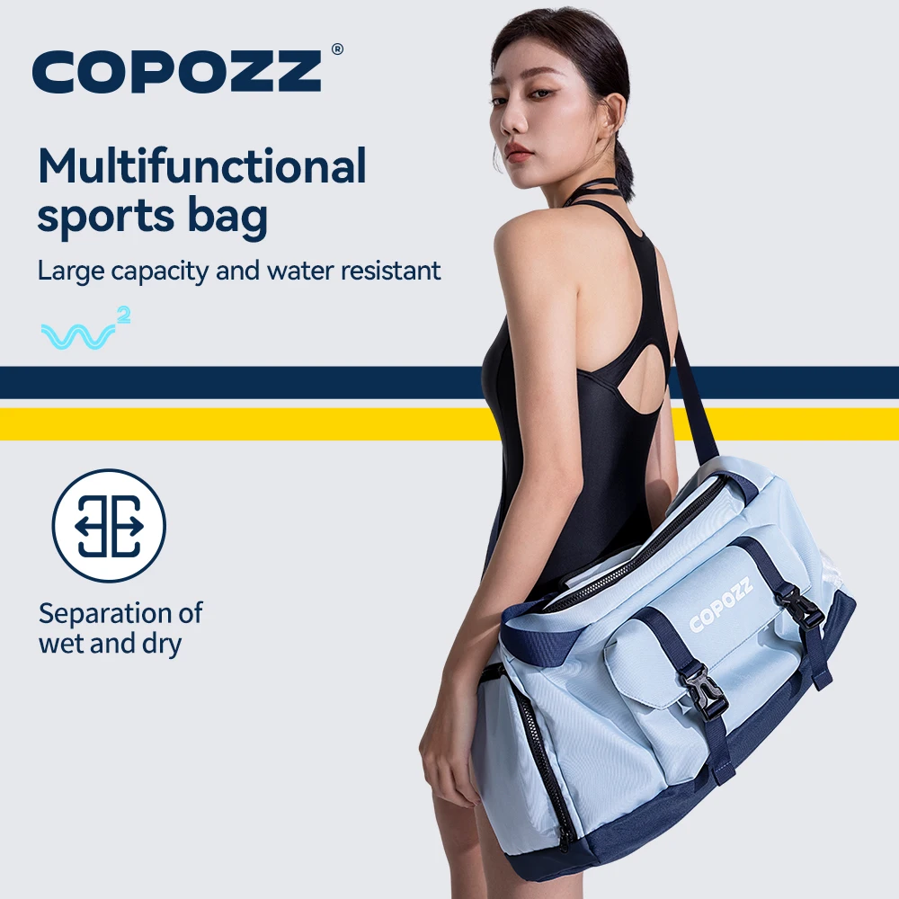 COPOZZ 33601 Sports Gym Bag 30L Waterproof Shoes Compartment - Image 2