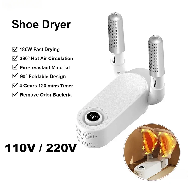 Xiaomi Electric Shoe Dryers Portable Shoes Dryer Boots Warmer Foldable Timer Shoe Deodorizer Drying Machine Home Appliances 6