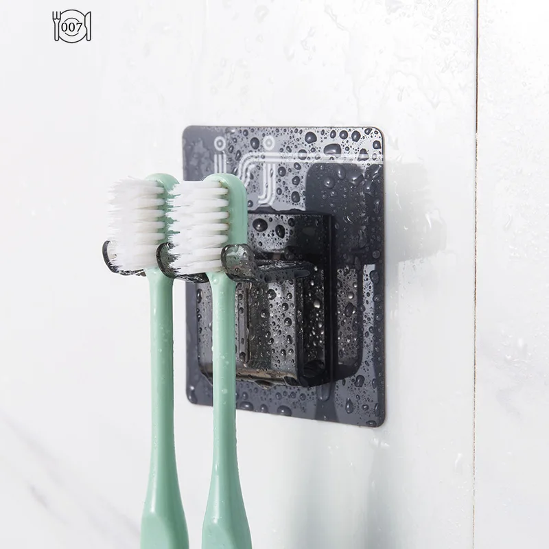 Toothbrush Holder, Wall-mounted, Cup Set, Toothbrush Locker, Shower, Self-adhesive Toothbrush, Hanger