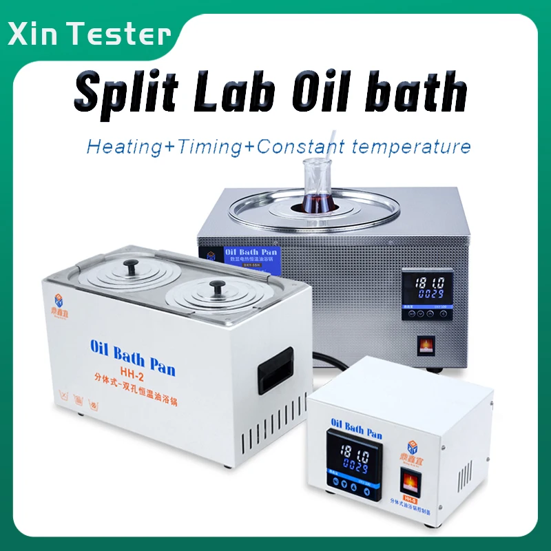 Xin Tester Laboratory Thermostat Oil Bath Heater Digital Display