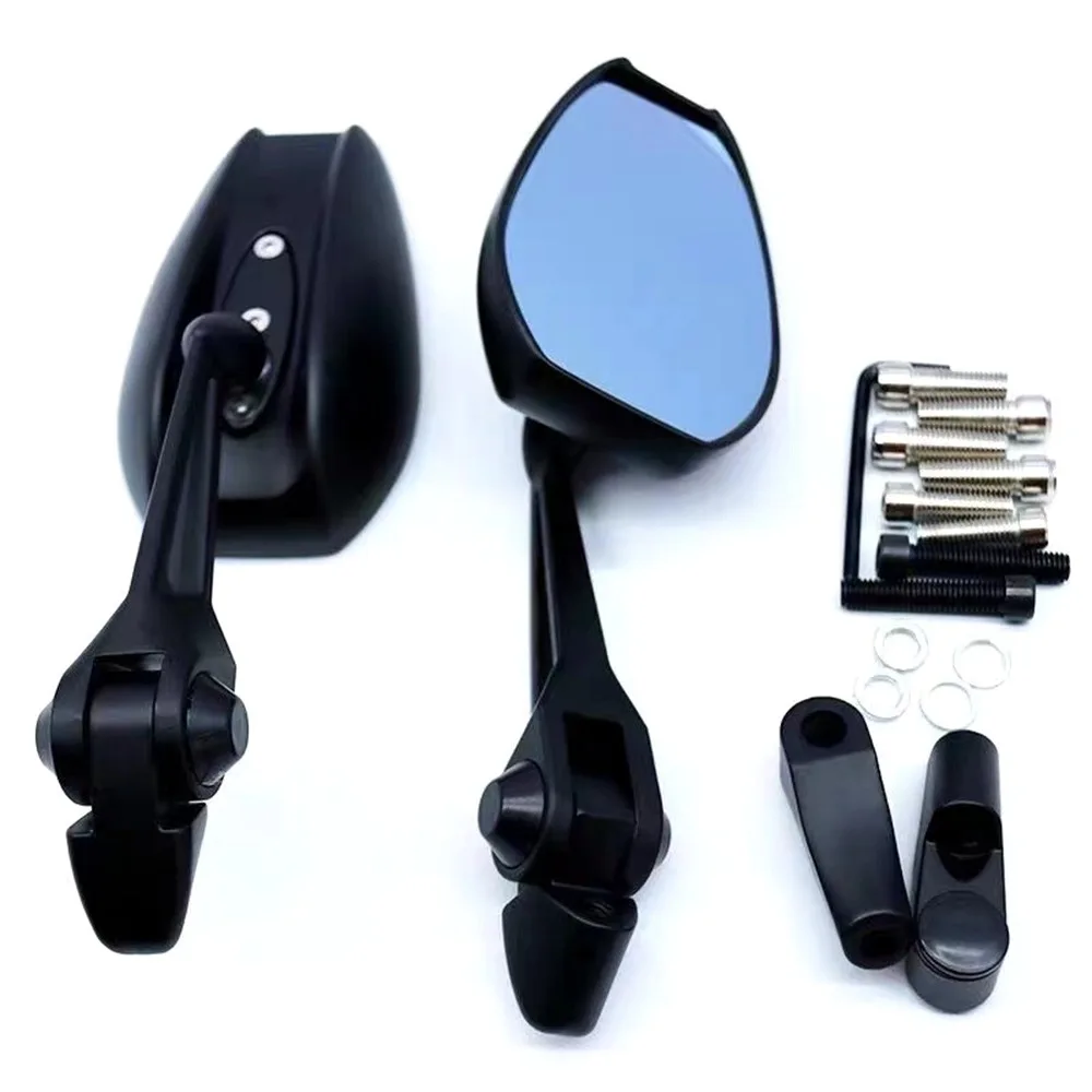 

Motorcycle Rear View Mirrors Anti-Glare Motorbike Tip Handlebar End Side Mirror for Scooters ATV Motorcross Rearview Accessories