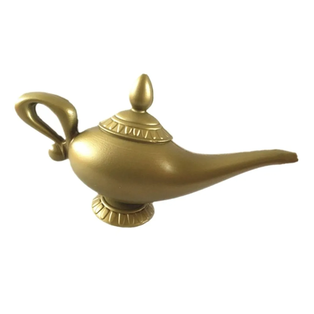 

Aladdin Lamp Halloween Christmas Panto Aladdin Wishing Lamp Tea Pot Ornament Rave Prom Party Props Supplies Retro Home Decoratio