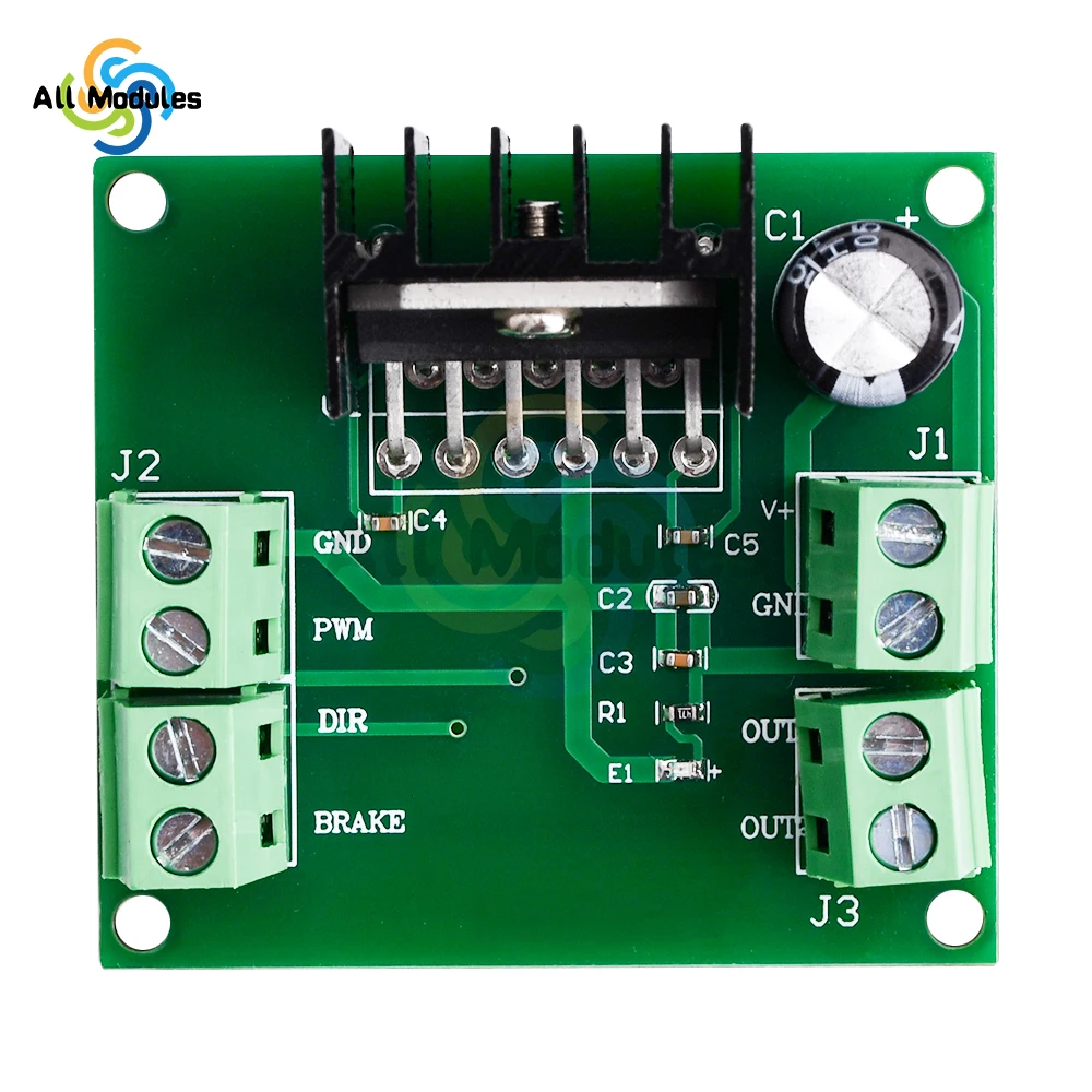 

3A 75W High Power Motor Driver Module Smart Driver Module Single-Circuit DC Motor Drive Board