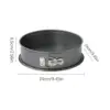 Professional Nonstick Springform Cake Pan with Removable Bottom for Home & Commercial Kitchen Baking, Oven Safe 6