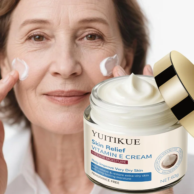 YUITIKUE Vitamin E Cream, intensely moisturizing, helps to improve very dry skin, relieves and restores extreme dry hydration