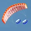 Soft Sport Kite Stunt Kite for Beach for Play Summer Vacation Outdoor Backyard Toy for w/ Dual Line 30m String Family 4