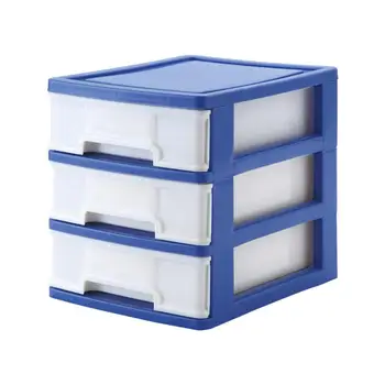Desktop Organizer Drawer Stackable 3-layer Desktop Storage Drawer Organizer for Office Supplies Capacity Box with Drawers Small