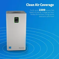 Air Purifier, Up To 2300 Sq.Foot, 24db SilentClean 3-Stage HEPA Filtration System, 5 Speeds For Kitchens & Bedroom,air Freshener 2