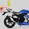1:12 Suzuki GSX-R1000R Aprilia RSV4 Alloy Racing Motorcycle Model Diecast Street Cross-Country Motorcycle Model High Simulation 5