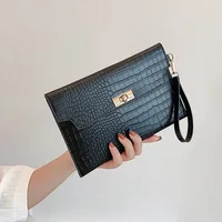 Fashion Women Stone Pattern Handbag And Purse PU Leather Wedding Party Evening Bag Lady Wristlet Clutch Bag Female Envelope Bag - Image 4