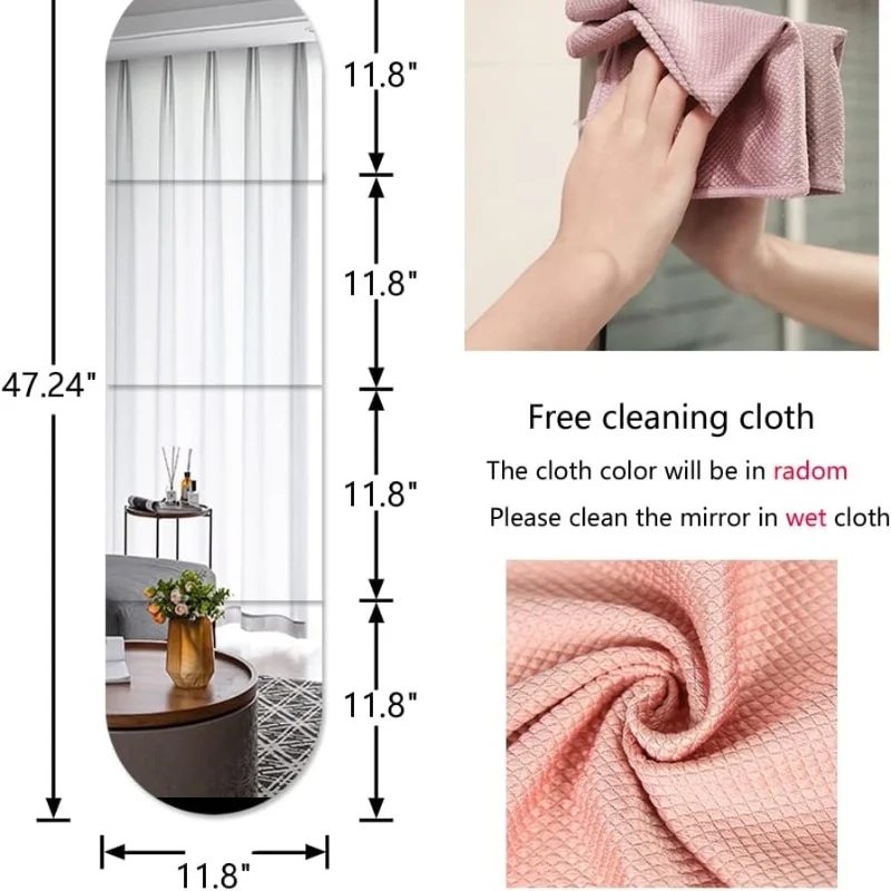 Acrylic Mirror Wall Tiles 2