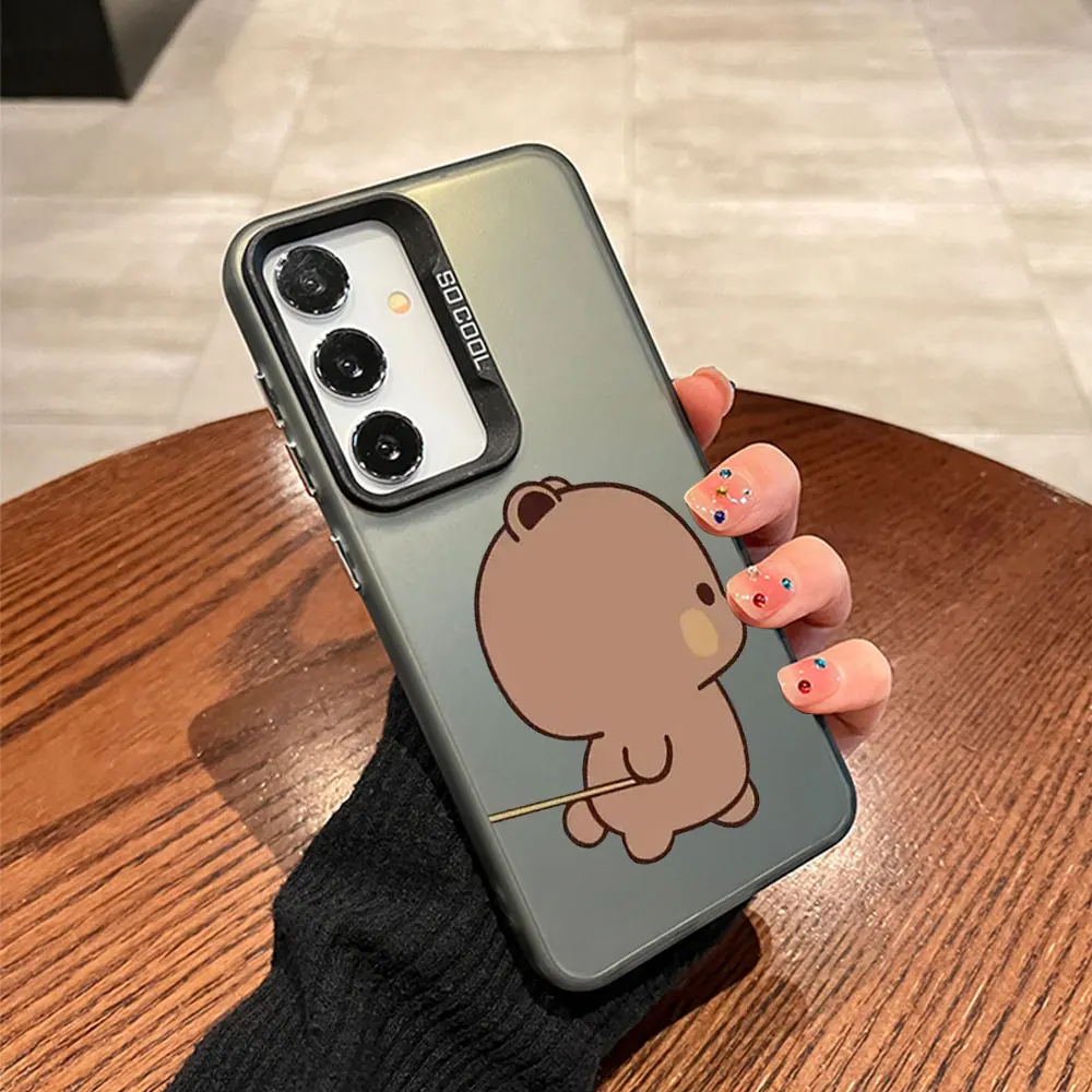 Funny Bubududu Panda Couples Phone Case for Samsung Galaxy A55 A54 A53 A52 A51 A70 A32 A13 5G Shockproof Back Cover Paired Funda 5 Funny Bubududu Panda Couples Phone Case for Samsung Galaxy A55 A54 A53 A52 A51 A70 A32 A13 5G Shockproof Back Cover Paired Funda – Bild 5