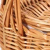 Foldable Picnic Basket Wicker Tray Decor Daily Supplies Multi-function Storage Shopping Bins with Lids 4