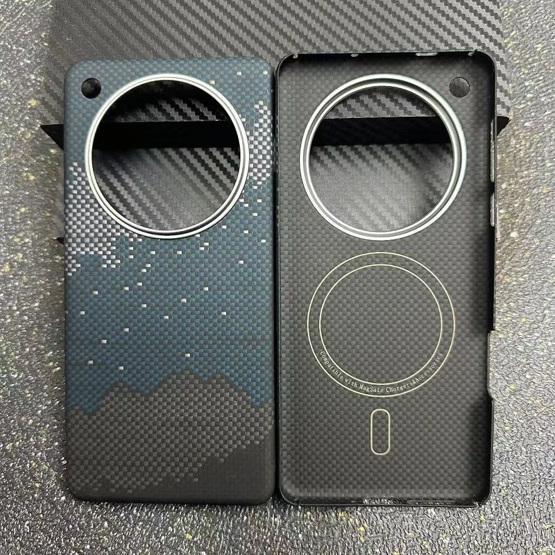Carbon Fiber Ultra-Thin Mag Charger Phone Case