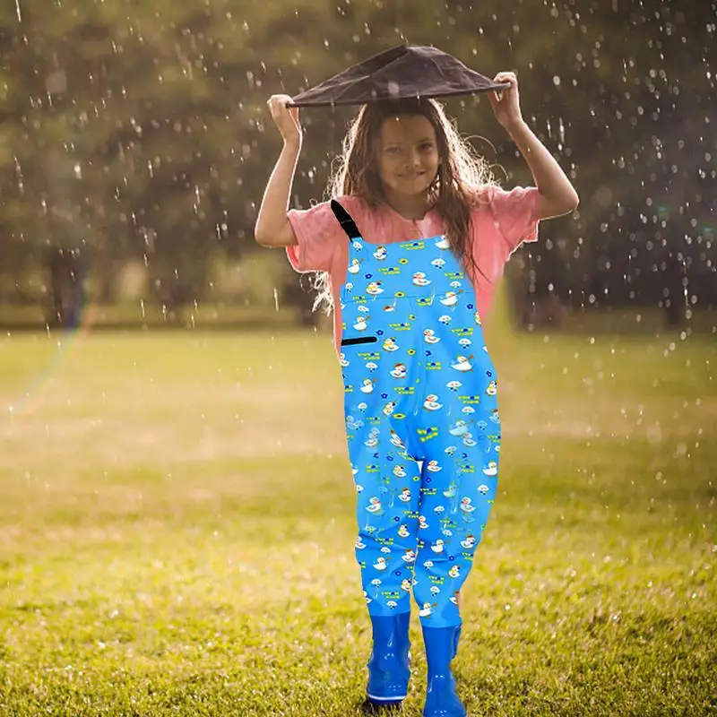 Kids One-Piece Fishing Waders 4