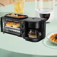 Multifunctional Breakfast Machine Oven with Coffeemaker Convenient Oven 1