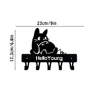 1pc Chinchilla Hanger Wall Mount Bracket for Coats Keys Leashes, Also a Wrought Iron Towel & Storage Rack, Versatile and Stylish 2