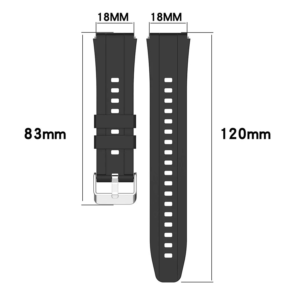 Silicone Watch Band with Protective Shell