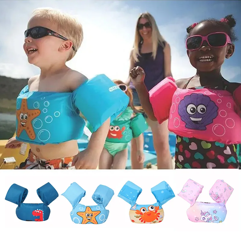 Baby Float Arm Sleeve Floating Ring Safe Life Jacket Buoyancy Vest Swim Foam Pool Toys Kid Swimsuit Swimming Equipment Armbands