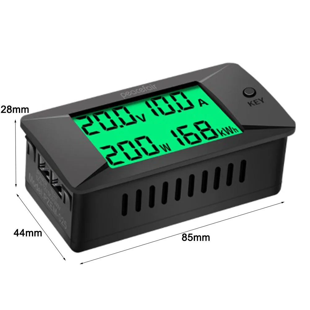 

50A 100A 200A 300A DC 0-300V LCD Display Digital Current Voltage Power Energy Meter Power Energy Watt Meter Ammeter Voltmeter