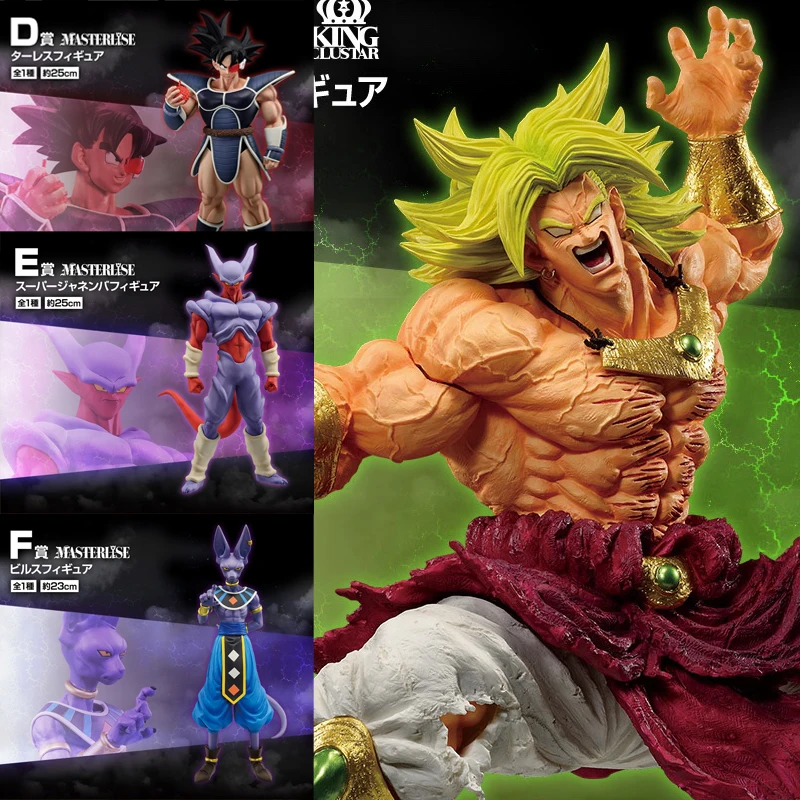 

Anime Original BANDAI Dragon Ball Ichiban Kuji Back To Theater 2 Beerus Son Gohan Broli Action Figurine Model Toys for Boys Gift