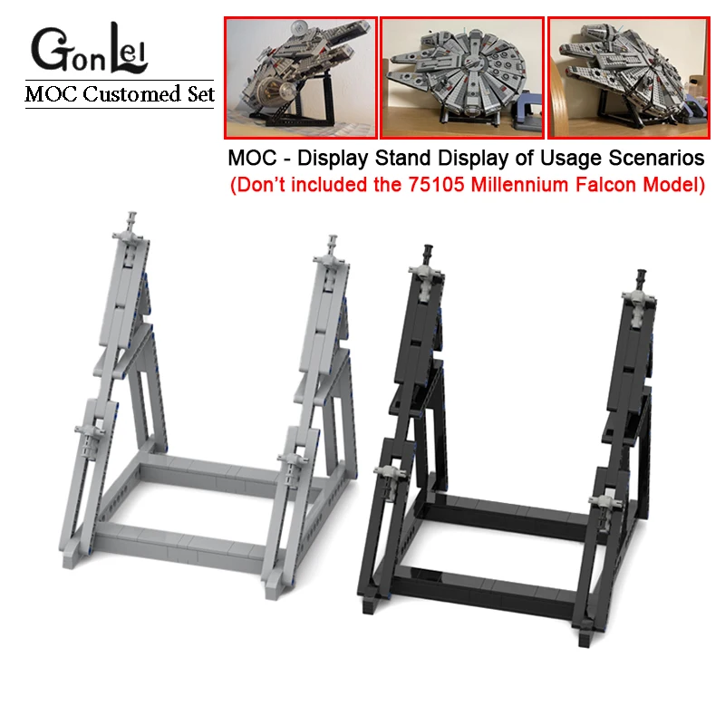 Only Bracket,Not any model ) MOC Display Stand for Millennium