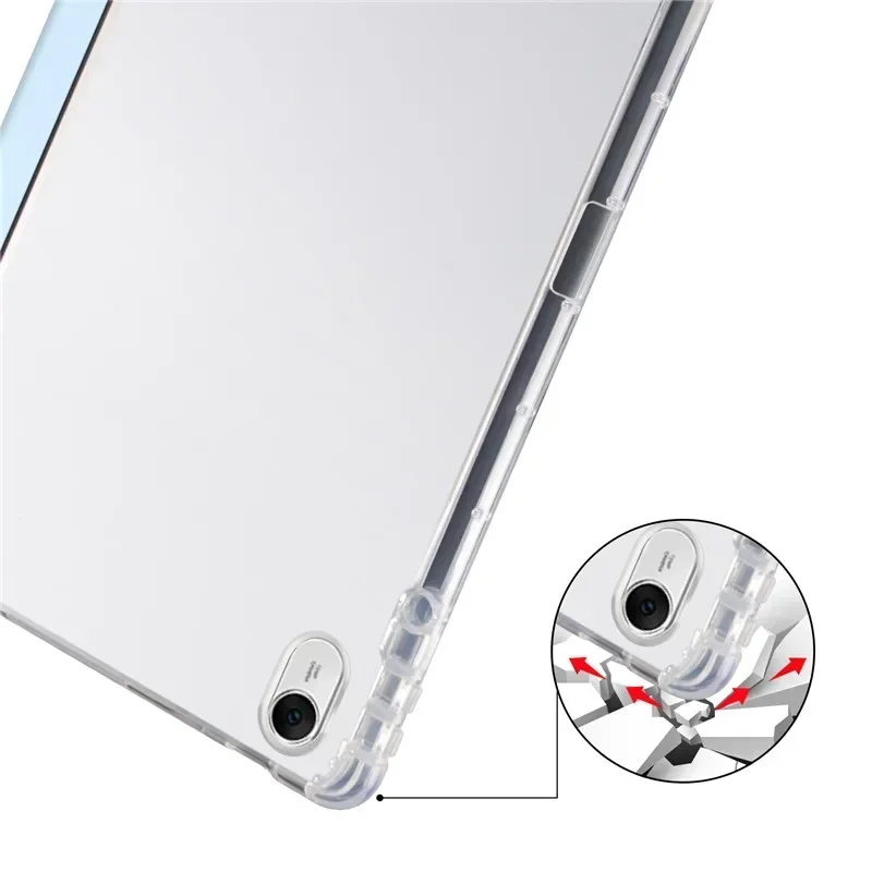 Enhanced Tablet Case with Pencil Holder and Soft Back Cover