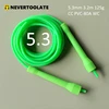 3.5 meters total rope length (3.2m in between) 5.3mm PVC ROPE CC HANDLE skipping jump rope speed rope  fitness 3