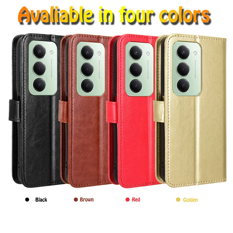 Luxury Magnetic Leather Wallet Flip Case - Elegant Cover