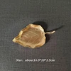 Luxury Metal Storage Tray Leaf Feather Shape Jewelry Display Plate Gold Fruit Dessert Cake Storage Tray Home Desktop Decorative 4
