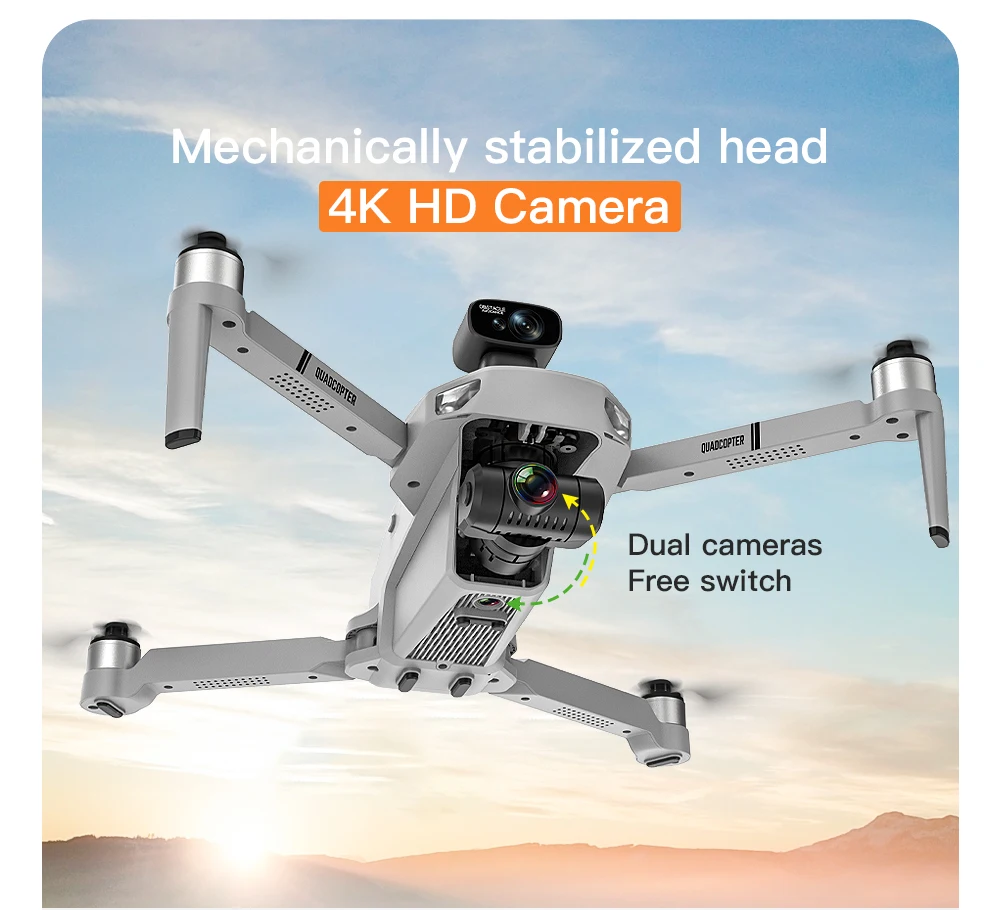 Kf102 maxプロフェッショナルドローン,4K HDカメラ付きクワッド 
