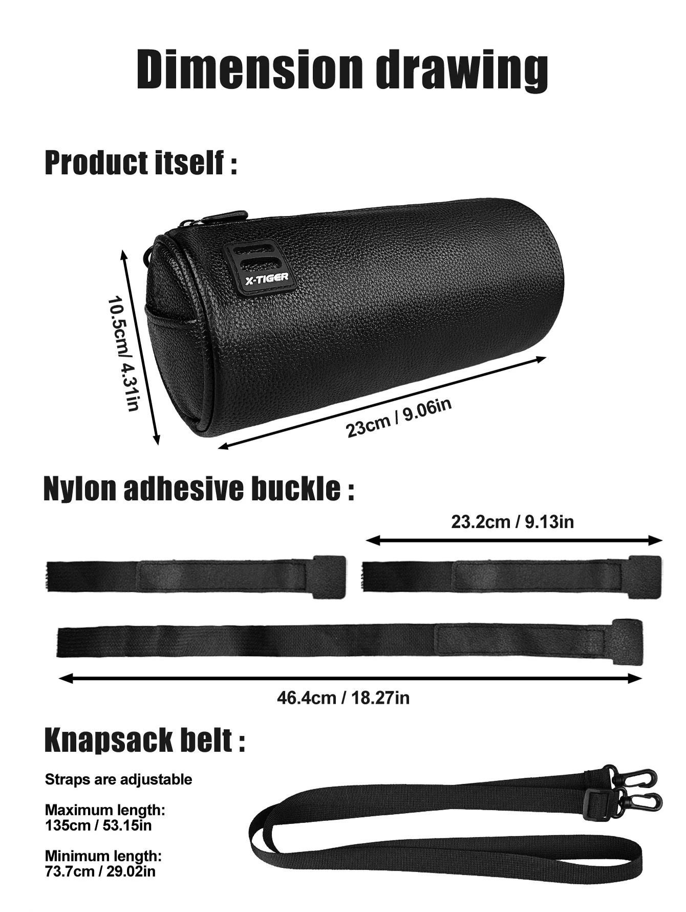 Description Picture 5 of itemX-TIGER Mountain Road Bike Bag Bicycle Waterproof Handlebar Bag Portable Multifunctional Shoulder Bag TMB