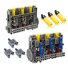 NEW 236PCS Parts MOC Customed Pneumatic Engine 3 In-line Building Blocks LPE3i Model Technical Bricks DIY Toys Creative Gifts 1