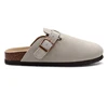 Bebealy Fashion Suede Men Clogs Slippers Soft Cork Beach Slippers Outdoor Women Nonslip Mules With Arch Support Men Slippers 5