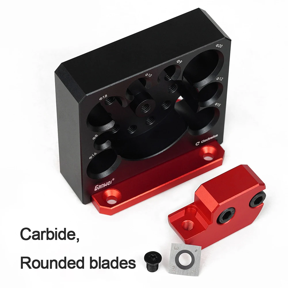 Adjustable Round Rods Wood Sticks Maker Milling Dowel Round Rod Auxiliary Tool Compact Round Rod Milling Cutter Woodworking Tool